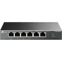 TP-LINK 6-Port Gigabit Desktop Switch with 3-Port PoE+ and 1-Port PoE++
