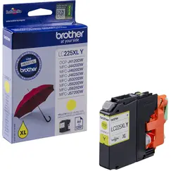 BROTHER LC225XLY ink yellow 1200pages DCPJ4120 MFCJ4420 MFCJ4620 MFCJ5320 MFCJ5620 MFCJ5720