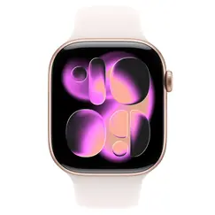APPLE WATCH SERIES 11 GPS + CELLULAR 46MM ROSE GOLD ALUMINIUM CASE WITH LIGHT BLUSH SPORT BAND - M/L