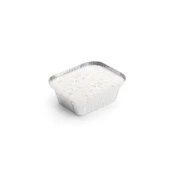 Embalagem Alimentar Alumínio 0450ml Retangular c/Tampa 100un