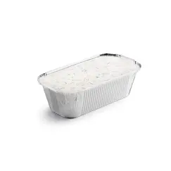 Embalagem Alimentar Alumínio 1600ml Retangular c/Tampa 100un