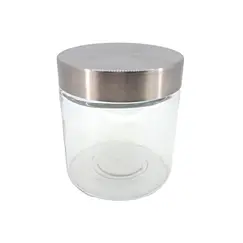 Frasco Vidro 700ml Tampa Metal