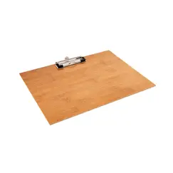 Porta Menus 31,8x22,9x0,4cm c/Clip Bambu 1un