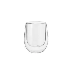 Copo Vidro 07.5x11cm 280ml Dupla Camada AROMA 1un