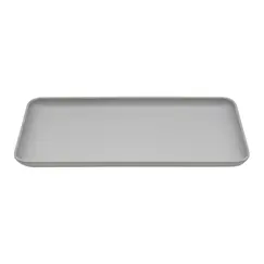 Prato 32.5x17.6x1.6cm Melamina Retangular AQUA GREY 1un