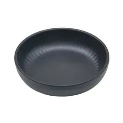 Taça 12x3cm Melamina Redonda AQUA BLACK 1un