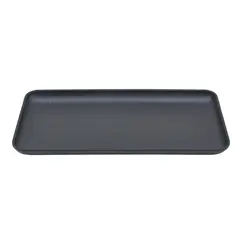 Prato 32.5x17.6x1.6cm Melamina Retangular AQUA BLACK 1un