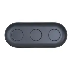 Travessa Molheiras 27x11x1.75cm Melamina AQUA BLACK 1un