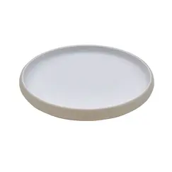 Prato 22x2.5cm Melamina Redondo MICHELIN SAND/WHITE 1un