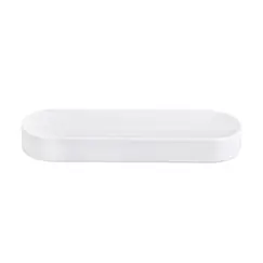 Prato 30x9x3cm Melamina Oval ESSENTIA Branco 1un