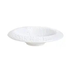 Prato 20.3x4.7cm Melamina Redondo ESSENTIA Branco 1un