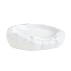 Prato 25.4x19x6.2cm Melamina ESSENTIA Branco 1un