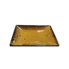 Prato 17.8x12.7x2.1cm Melamina Quadrado TERRACOTA Ambar 1un