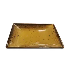 Prato 30.4x21.6x3.5cm Melamina Quadrado TERRACOTA Ambar 1un