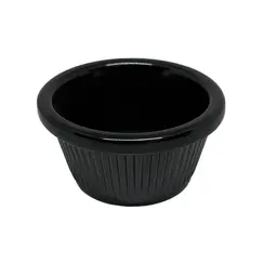 Ramequim 07.95x4.15cm 80ml Melamina ESSENTIA Preto 1un