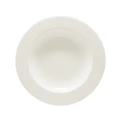 Prato Fundo 28cm Porcelana com Aba CANVAS 1un