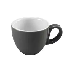 Chávena 080ml Porcelana BARISSIMO Cinzento Brilhante 1un
