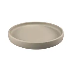 Prato 16cm Porcelana Borda Alta ARTZA Cinzento 1un