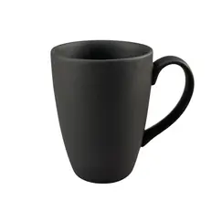 Caneca 360ml 14cm Porcelana LUUMIL Preto 1un