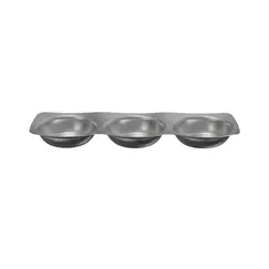 Molheira Tripla 26.6x9.2x2.6cm ACERO INOx 1un