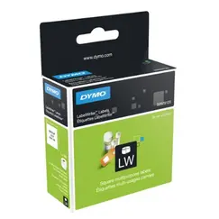 Etiquetas 25mmx25mm Quadrada Removível  Dymo 1 Rolo