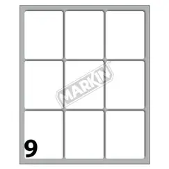 Etiquetas 046x037mm 10Fls A5 Cod 35 Markin 90un