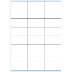 Etiquetas 070x036mm 100Fls A4 Transparente Markin 2400un