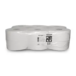 Papel Higiénico (Jumbo) 180mts 2Fls 30g Pampilar 12un