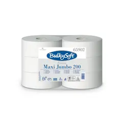 Papel Higiénico (Jumbo) 200mts 2Fls Bulkysoft Ex.Central 6un