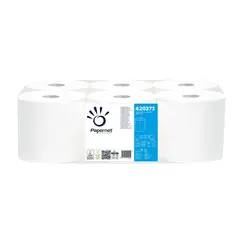 Rolo Espiral 125mx17,9cm 35g 2Fls PAPERNET Picotado 6un