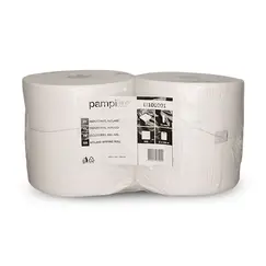 Rolo Pano TNT/AirLaid 130mx23,5cm 55g PAMPILAR Branco 2un