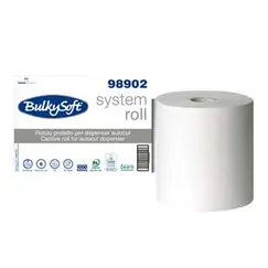 Rolo Toalhas Mão AutoCorte 250mx21cm 2Fls BULKYSOFT 6un