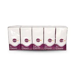 Lenços Papel de Bolso Pampilar 10 Pacotes c/9 Lenços