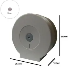 Dispensador Papel Higiénico Jumbo PW-5003 Cinza