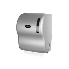 Dispensador Toalhas Rolo c/Auto-Corte Prata
