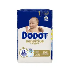 Fraldas Dodot Sensitive T1 (2-5kg) 58un
