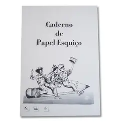 Papel Vegetal A4 35g Esquiço Caderno 80Fls