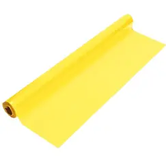 Papel Celofane Amarelo 70cmx10m Rolo