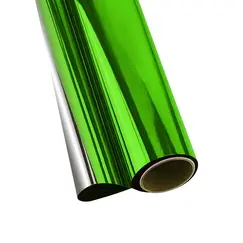 Papel Metalizado 1x3m Verde Rolo