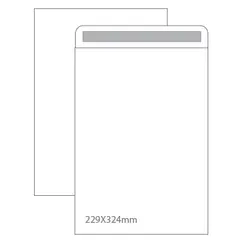Envelopes Saco 229x324mm C4 Branco 100g Autodex 250un