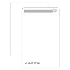 Envelopes Saco 250x353mm B4 Branco 090g Autodex 50un