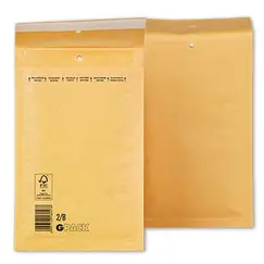Envelope Almofadado 120x215mm Kraft 75g Nº00 2/B 1un