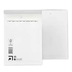 Envelope Almofadado 150x215mm Branco 75g Nº0 3/C 1un