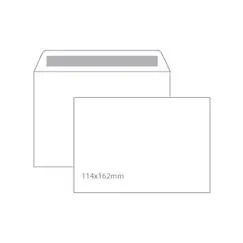 Envelopes 114x162mm C6 Branco 090gr Autodex 500un