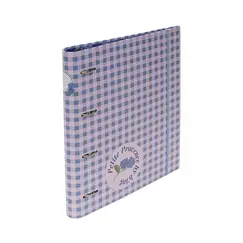 Dossier A4 PROVENCE Vichy Rose c/Recarga Pautado + Separador
