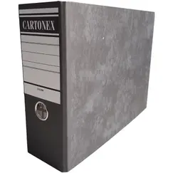 Pasta Arq. A5 (Baixo) L/80mm 210x290 Marmoreado Preto