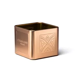 Mini Lata Vazia para 6/8 Saquetas de Chá em Metal Cobre