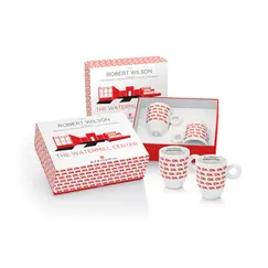 Conj de Canecas Illy Art Collection Robert Wilson 2un