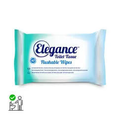 Papel Higiénico Húmido (Toalhete) Elegance Perfumado 40un