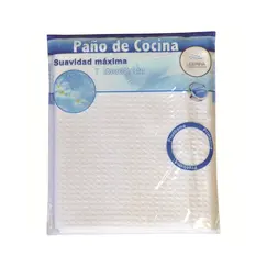 Pano Microfibra 50x50cm Cozinha Branco 1un